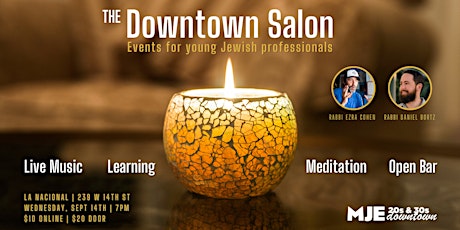 The Downtown Salon: An MJE Event for Young Jewish Professionals