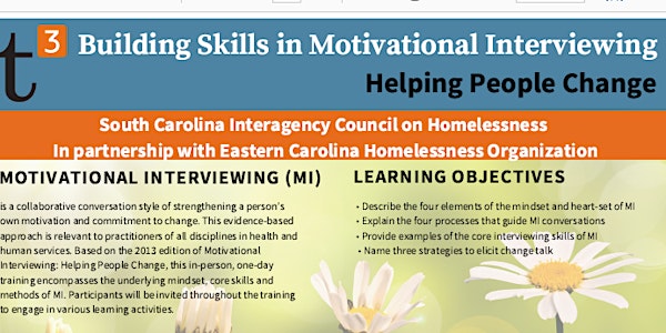 Motivational Interviewing with a focus on Housing First