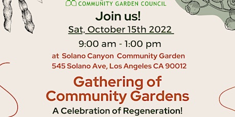 Gathering of Community Gardens, A Celebration of Regeneration