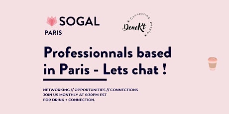 SoGal Paris : Woman Professionals based in Paris - Lets chat !