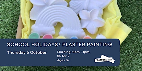 SCHOOL HOLIDAYS: Children's Plaster Painting primary image