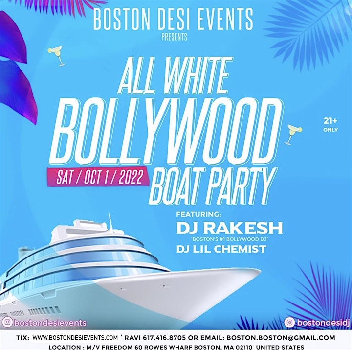 The All White Bollywood Boat Party image