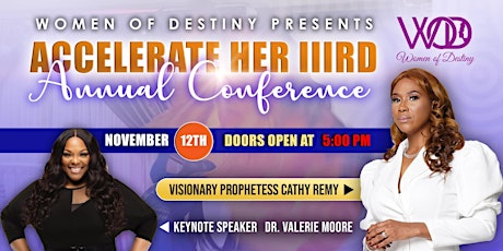 Women of Destiny III Annual Conference (presented by The Glory Center)