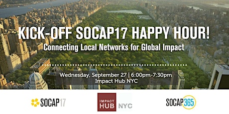 Kick-off SOCAP17 Happy Hour: New York City primary image