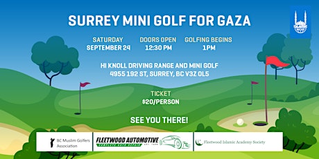 Mini Golf For Gaza| Surrey