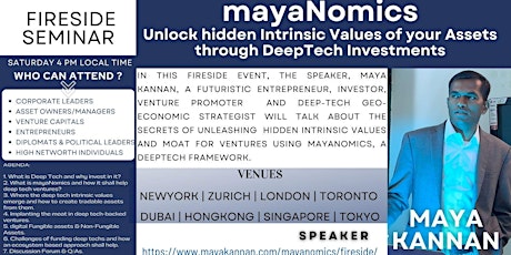 mayaNomics - Unlock the hidden Intrinsic Values through DeepTech Investment