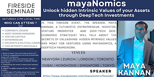 mayaNomics - Unlock the hidden Intrinsic Values through DeepTech Investment