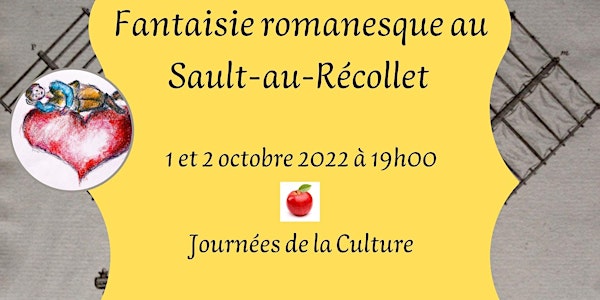 Fantaisie romanesque au Sault-au-Récollet – 1 octobre 2022 à 19h00