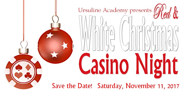 Red and White Christmas Casino Night