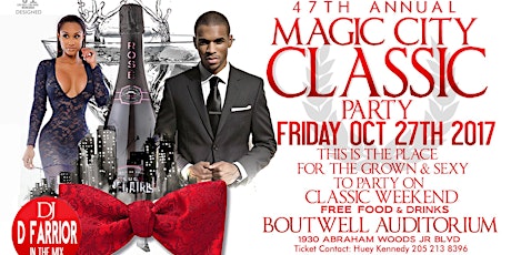 47th Annual Magic City Classic Party (Brothers of Nasiha) primary image