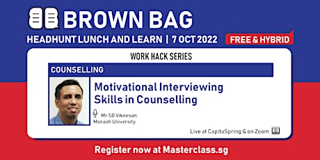Brown Bag: Motivational Interviewing Skills in Counselling (Hybrid)