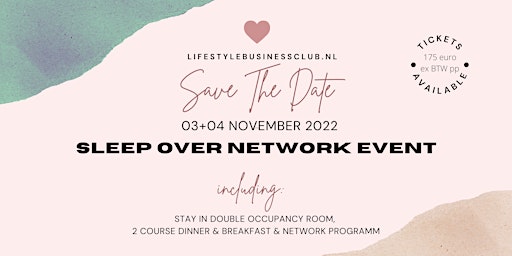 Sleep Over Network Event incl overnachting