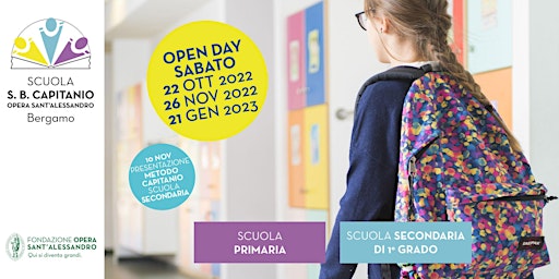 Scuola S.B. Capitanio / Open Day SECONDARIA DI I GRADO 2022 - 2023