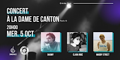 Concert JamSpace à La Dame de Canton - Daumy / Cl