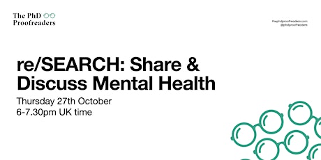 re/SEARCH - Share & Discuss Mental Health (October 2022)