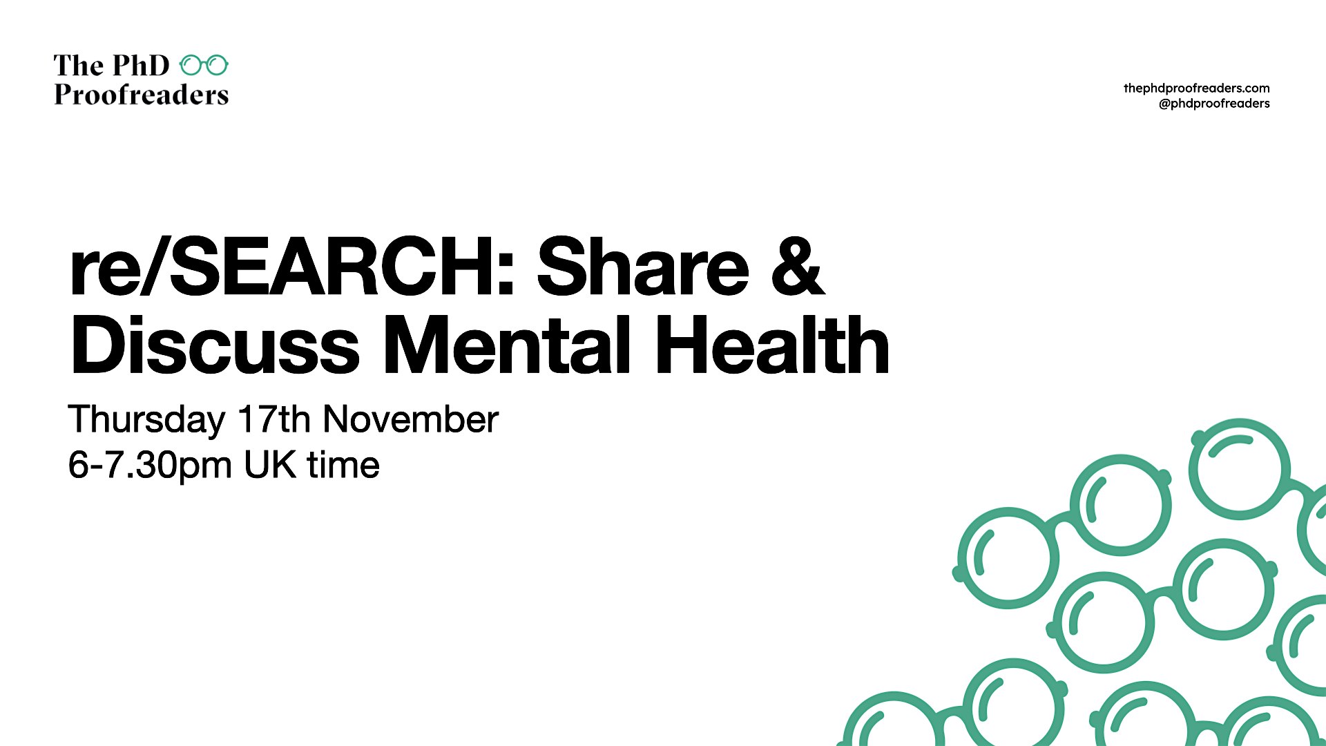 re/SEARCH – Share & Discuss Mental Health (November 2022)
