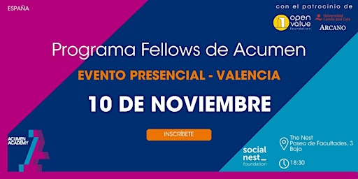Programa Fellows de Acumen - Valencia