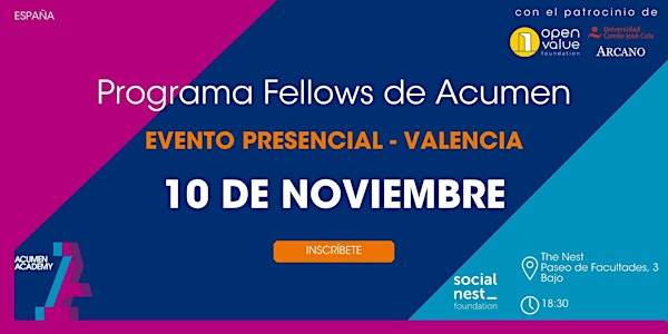 Programa Fellows de Acumen - Valencia