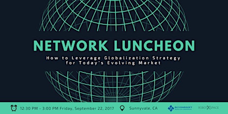 Network Luncheon: How to Leverage Globalization Strategy primary image