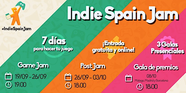 Indie Spain Jam -Gala presencial Barcelona
