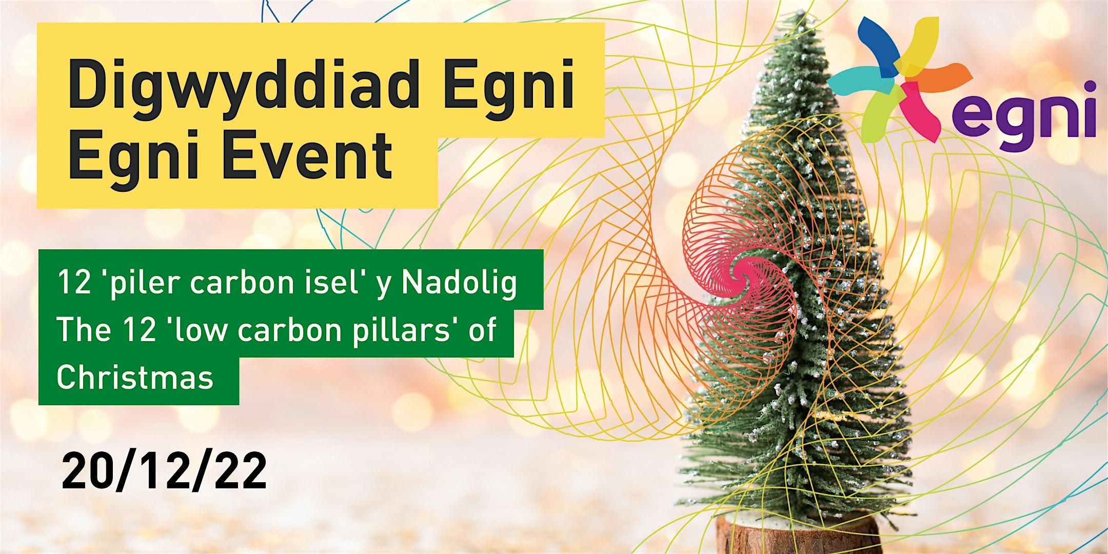 12 ‘piler carbon isel’ y Nadolig | The 12 ‘low carbon pillars’ of Christmas