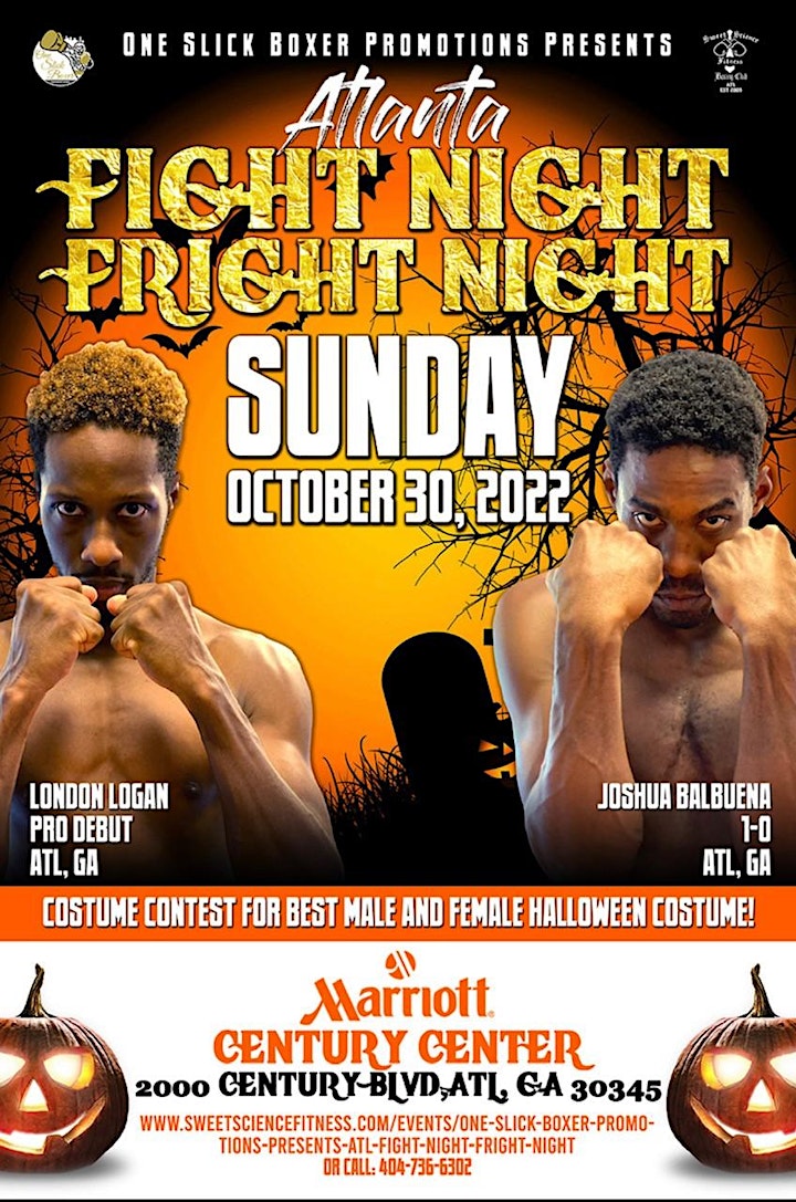 One Slick Boxer Promotions Presents Atlanta Fight Night  Fright Night image