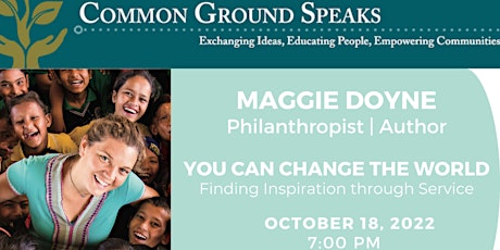 Imagen principal de You Can Change The World: Finding Inspiration through Service