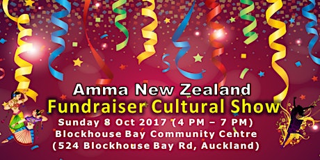 Amma NZ Fundraiser Cultural Show primary image