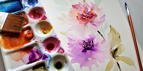 Painting Flowers with Watercolors