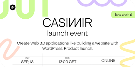 Imagem principal de Casimir Launch Event