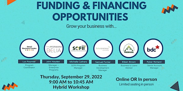 Funding and Financing Opportunities