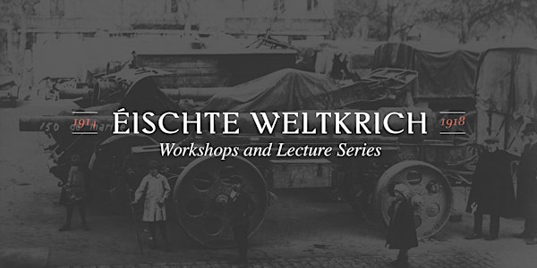 From Voices of War to Voices of Peace - Lecture by Prof. Ian Grosvenor