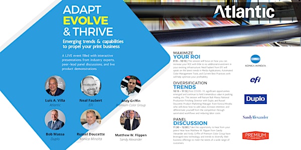 ADAPT EVOLVE & THRIVE: Emerging trends & capabilities to propel your print