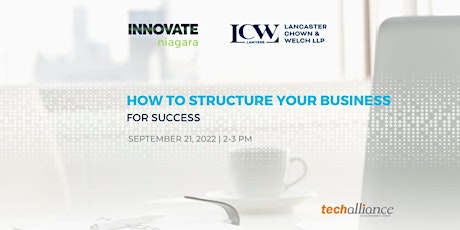 How to structure your business for success