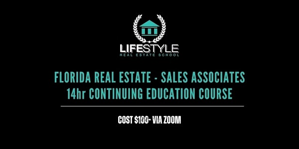 Florida 14hr CE Course - Real Estate Sales Associates (September, 2022)