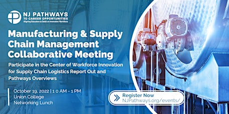 In-Person October Manufacturing & Supply Chain Mgmt Collaborative Meeting