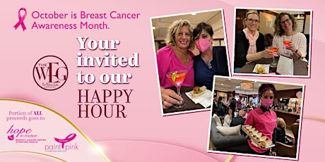 The WEG's Happy Hour Breast Cancer Benefit - FREE Registration.