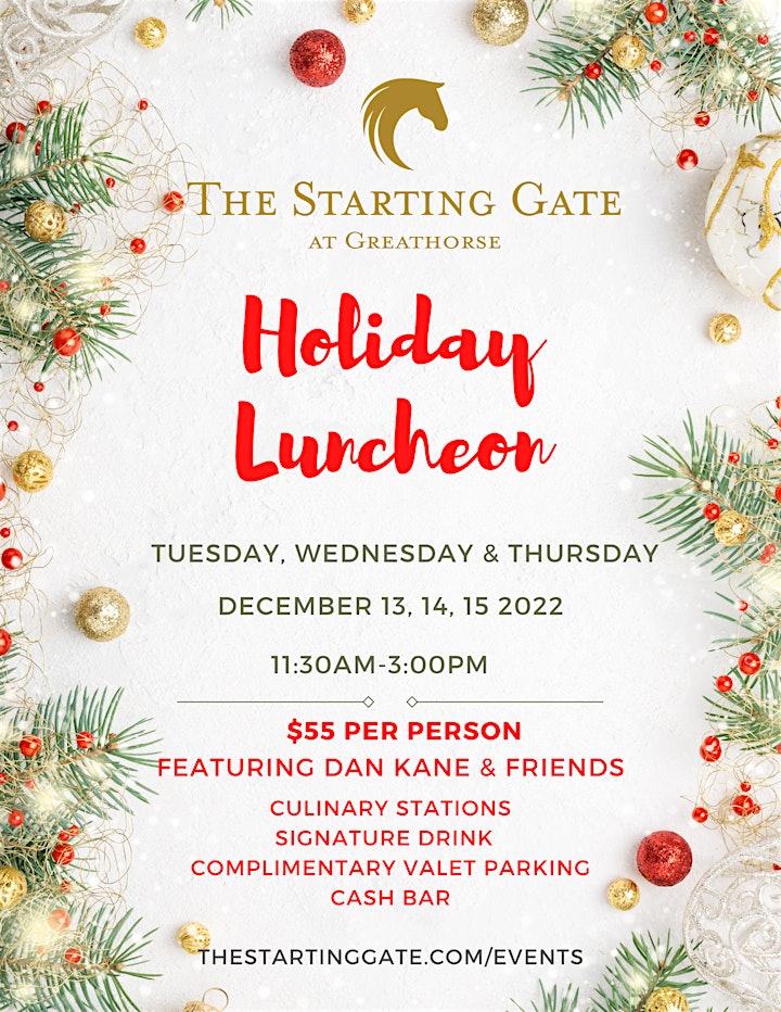 The Starting Gate Holiday Luncheon image