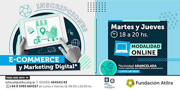 E-Commerce y Marketing Digital | Fundación Atilra