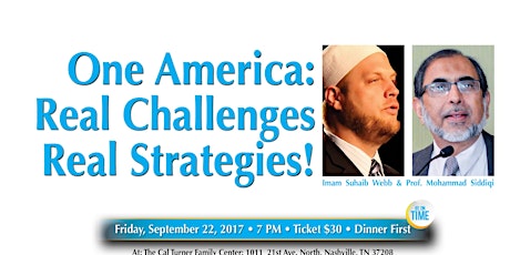 One America: Real Challenges Real Strategies! primary image