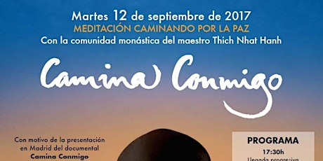 Imagen principal de Première de la película CAMINA CONMIGO + Meditación Caminando por la Paz