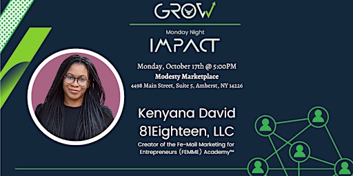 Monday Night Impact: Kenyana David (In-Person)