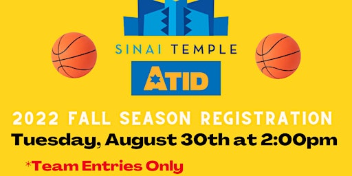 Sinai Temple Atid Fall Men's Basketball League