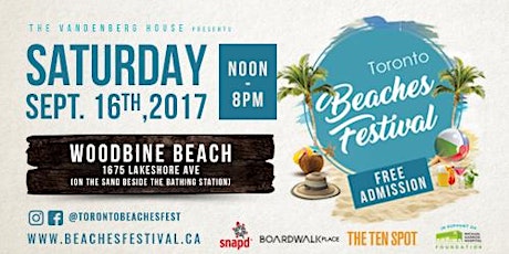 Toronto Beaches Festival : FREE ADMISSION primary image