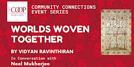 Author Event: Professor Vidyan Ravinthiran  with Neel Mukherjee
