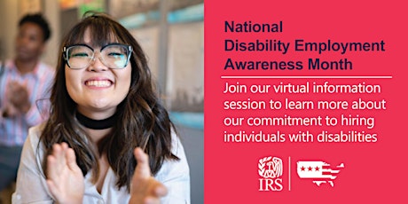 IRS Disability Employment Awareness Month Virtual Information Session