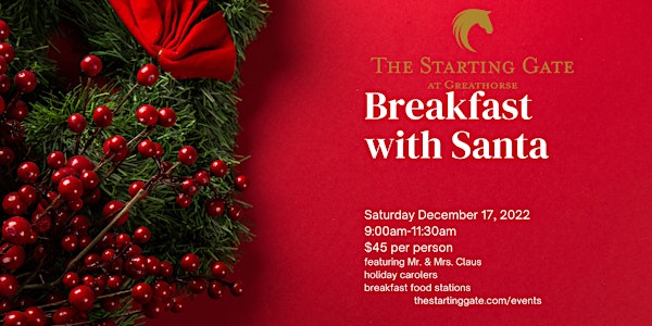 The Starting Gate Breakfast with Santa