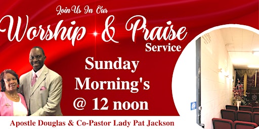 Primaire afbeelding van Sunday Morning Worship & Praise Service