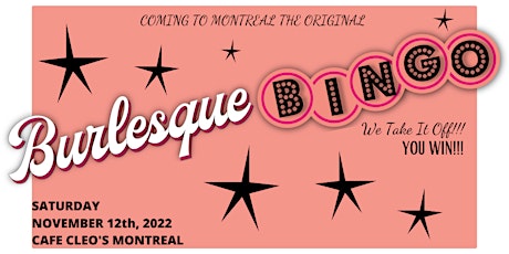 The original burlesque bingo in Montreal