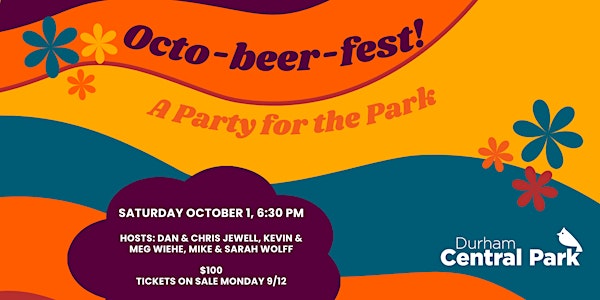 Octo-Beer-Fest!  A Party for the Park